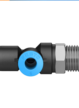 费斯托螺纹T型快插接头QSTL-M5-1/8-1/4-3/8-1/2-4-6-8-10-12-16