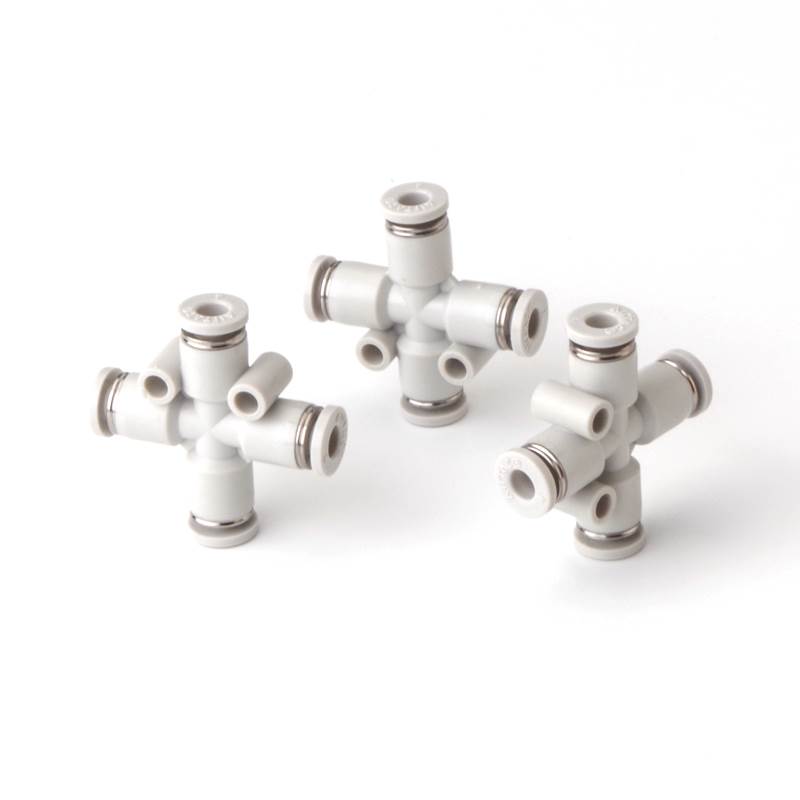 X-APZA气动气管一转变三分路排快插接头PZ四通PK五通4/6/810/12mm