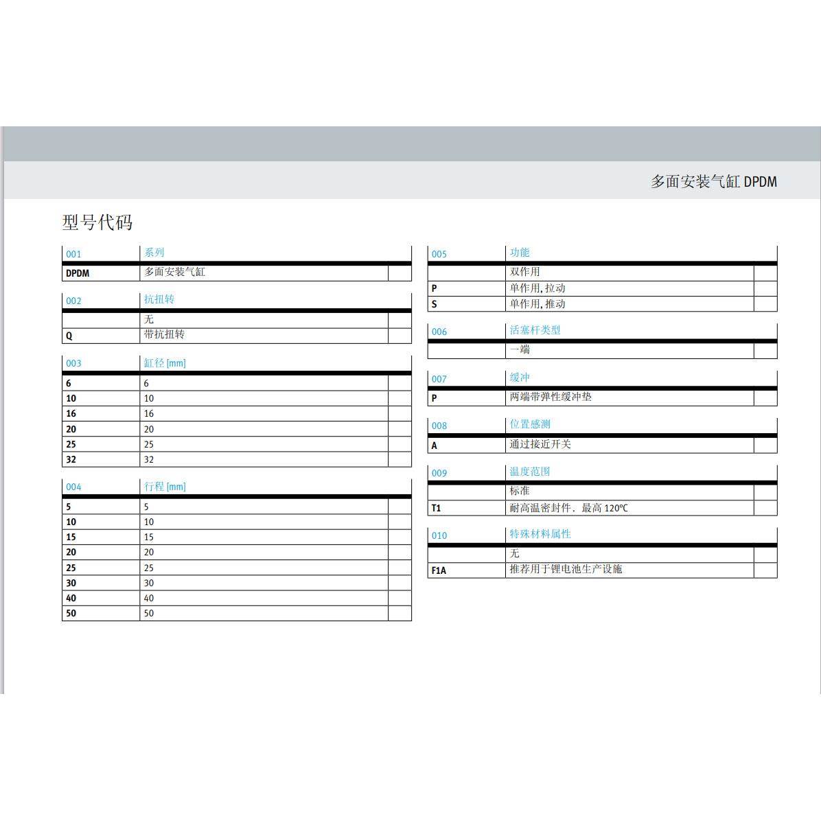 FESTO气缸DMM/EMM-10-16-20-25-32-5-10-15-20-25-30-40-50-P-A//