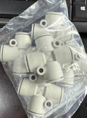 SMC原装四通十字形接头KQ2TW04/06/08/10/12-00A