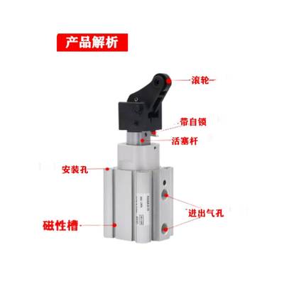SMC阻挡气缸RSDQA/RSDQB/RSDG12 16 20 32-10/15/20DR/DK/DF/DG L