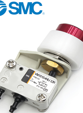 SMC气动微动开关VM1000-4NU/4N-00 01 02 08 32R 32G 32B机械阀