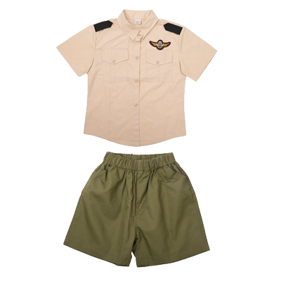 儿童迷彩服夏季套装短袖