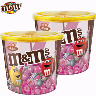 德芙MM豆m豆牛奶巧克力豆儿童礼物儿童零食糖桶装礼包
