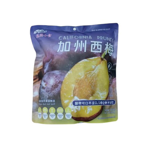 美国加州西梅干袋装独立包装500g加洲prunes西梅果干酸甜休闲零食