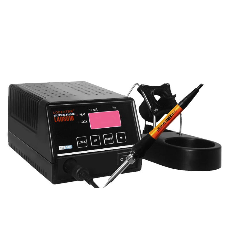 Lodestar/乐达数字显示可调温恒温电焊台陶瓷发热芯电烙铁L40801D