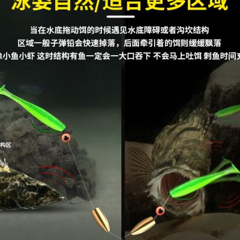 路亚假饵德州钓组亮片套装t尾软饵D曲柄钩鳜鱼鲈鱼线组防挂底,户外/登山/野营/旅行用品,路亚饵,淘宝优惠券,粉丝福利购,淘宝优惠卷