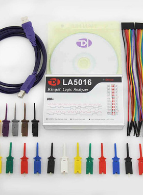 极速德飞a莱LA5016 usb逻辑分析仪16路全通道500M采样率10G深度PW