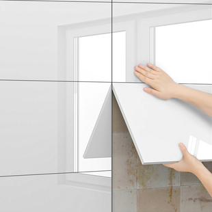 铝塑板自粘墙贴防水防潮卫生间厨房墙面遮丑装 饰仿大理石瓷砖贴纸