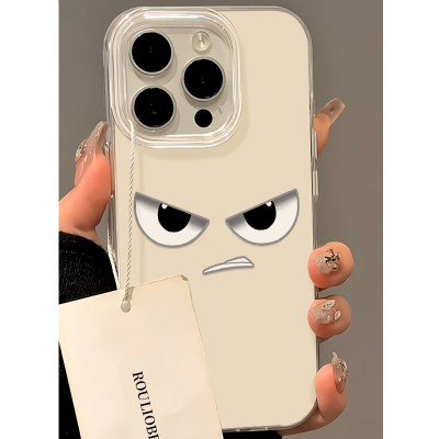 生气凶凶表情适用苹果16promax手机壳iphone13新款15pro华为mate70荣耀vivox200小米15OPPO全包双层防摔软套