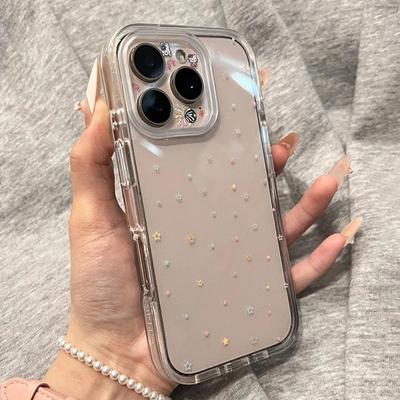 多巴胺小星星适用华为mate70苹果16手机壳小米15iPhone14防摔OPPOReno13荣耀300vivox200Promini套iQOOz9全包