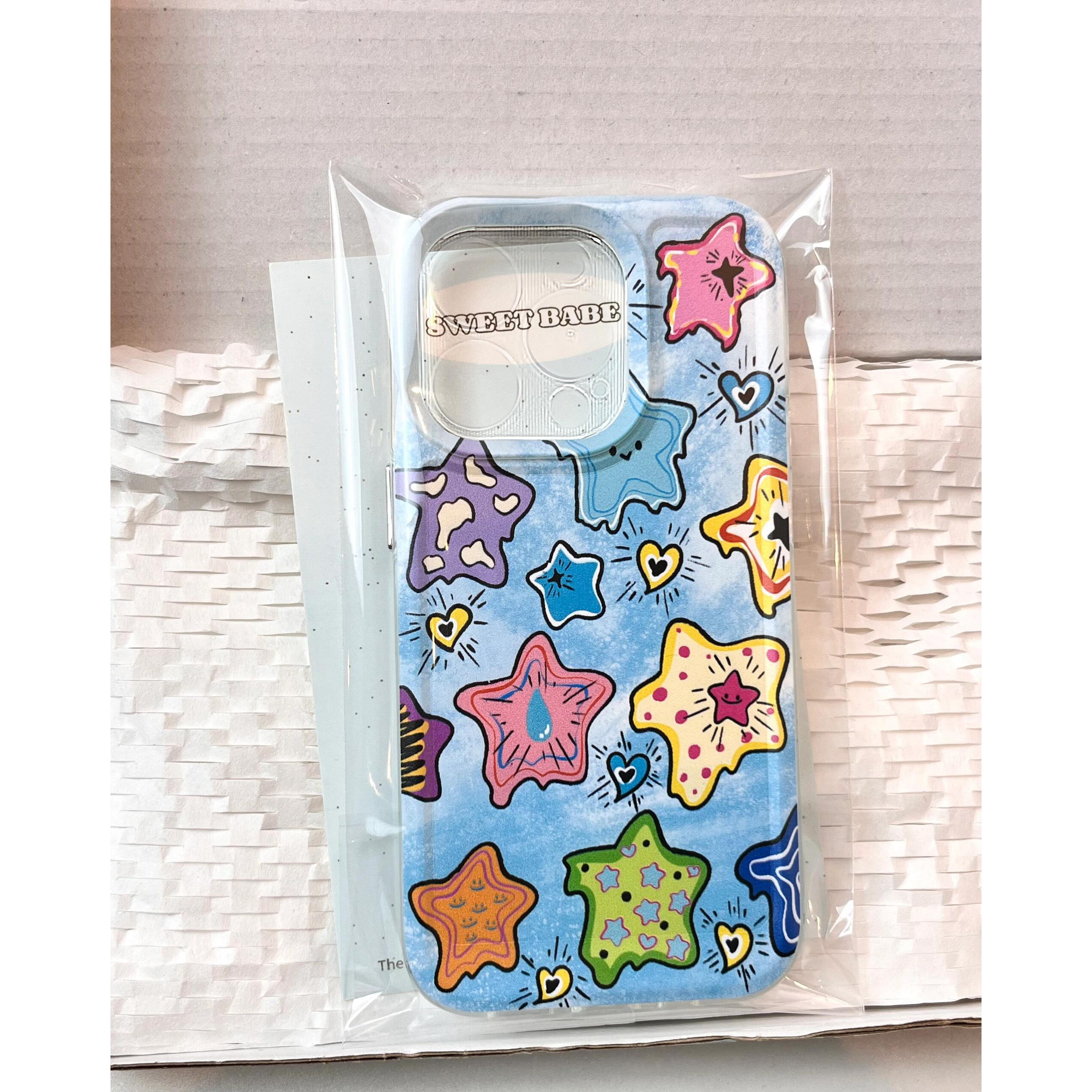ins海洋星星世界适用华为Pura70苹果16promax手机壳小米iPhone15/14防摔OPPOReno12荣耀200vivox100siQOOz9套