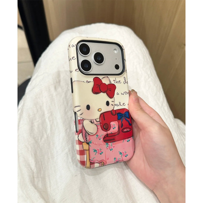 眨眼米奇适用苹果16手机壳iPhone17promax卡通华为mate70荣耀vivo个性小米超火菲林二合一防摔套OPPO网红超火