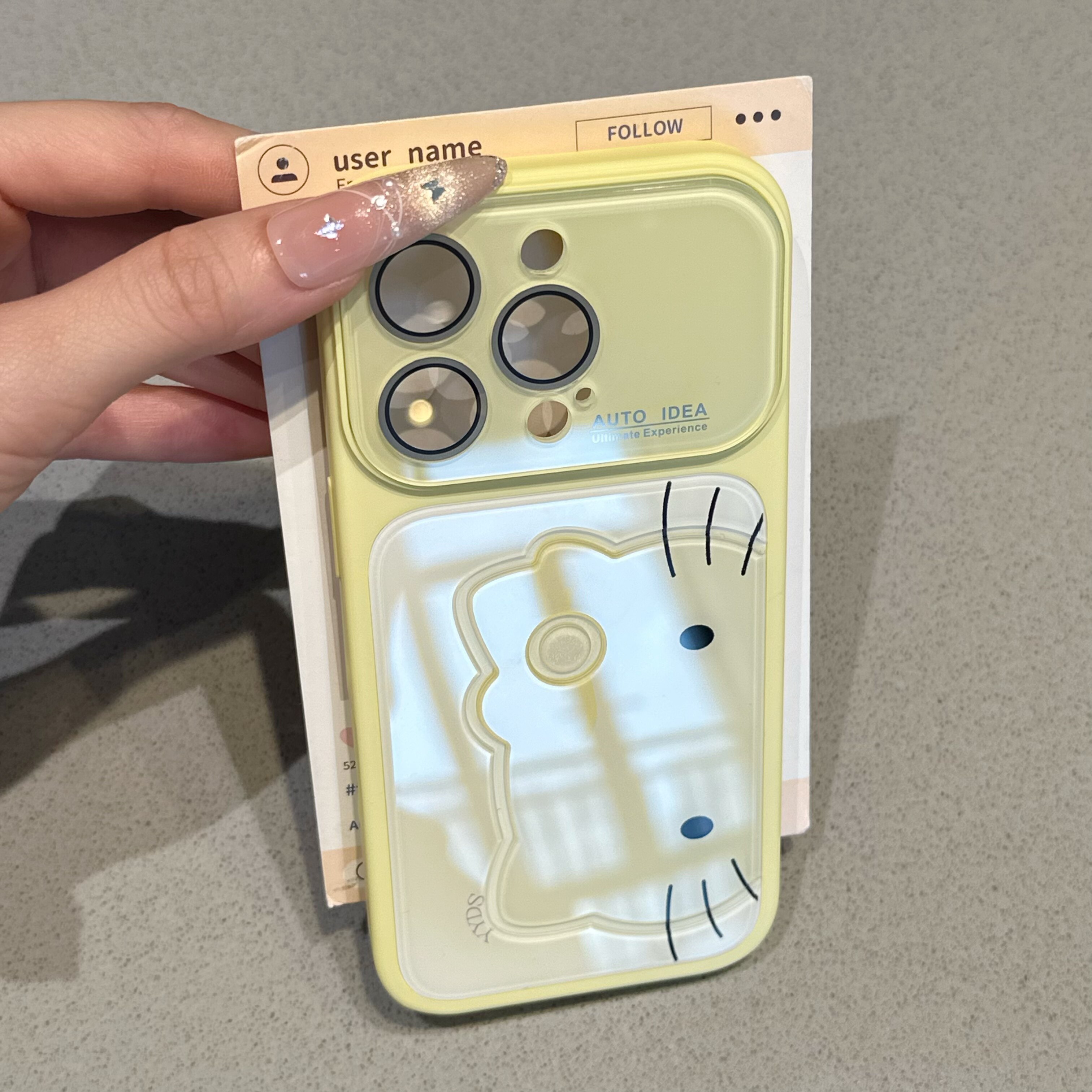 立体可爱小猫咪适用苹果17promax手机壳iPhone16pro新款仿原肤感水晶15plus镜头全包13/14防摔12情侣11手机套