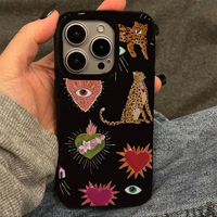 iPhone15promax手機軟殼16PM新款蘋果14pro藝術感設計師13簡約ins小眾高級感12適用11全包15promax果凍殼xsxr