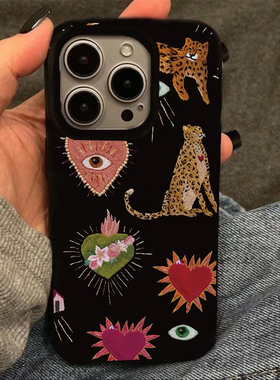 iPhone15promax手机软壳16PM新款苹果14pro艺术感设计师13简约ins小众高级感12适用11全包17promax果冻壳xsxr