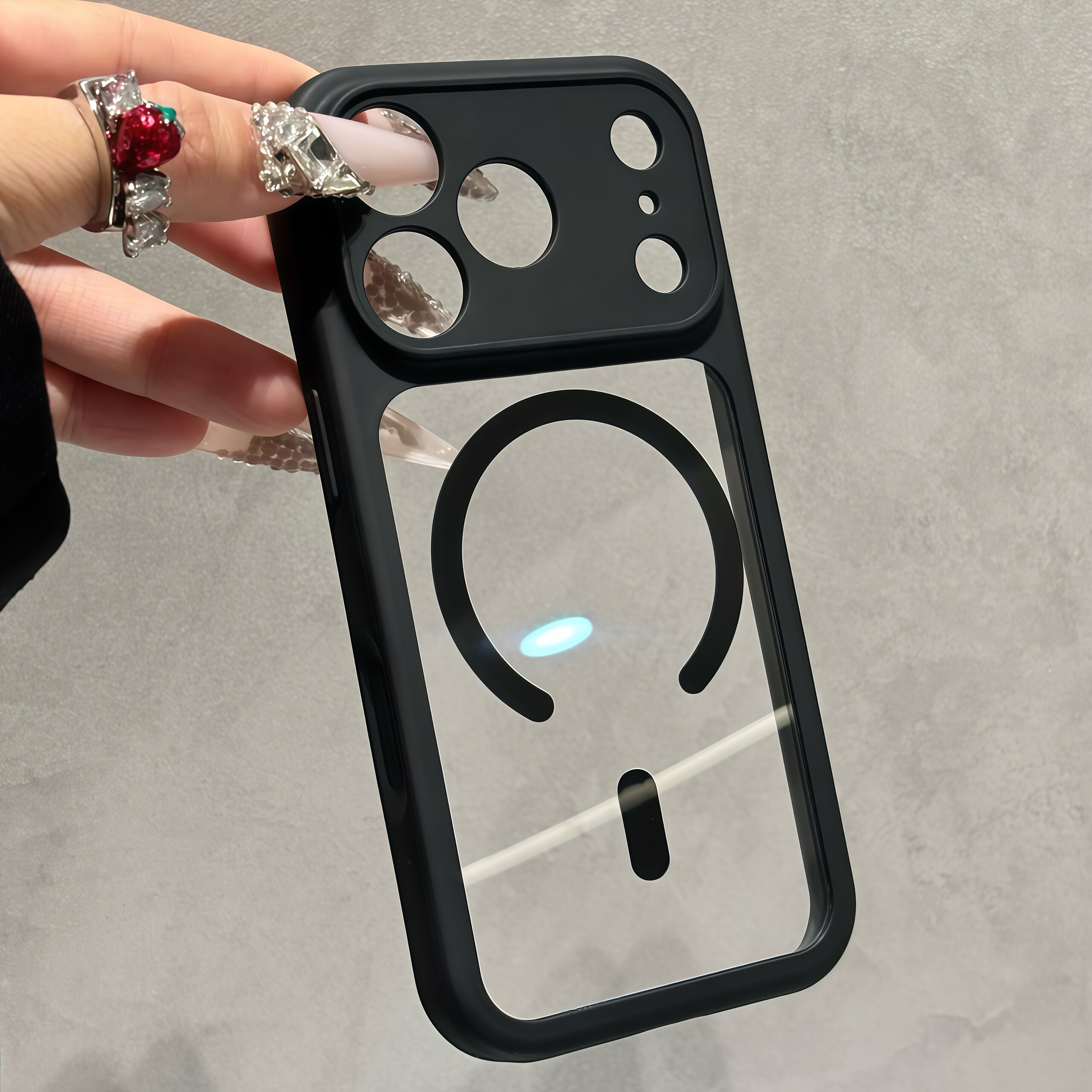 全包星光磁吸壳17Pro大视窗适用苹果16promax手机壳iPhone17PM带Ai相机按键15透明男女款软边14/13防摔保护套