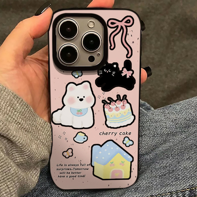 温馨西高地猫咪适用苹果16/15promax手机壳iphone14pro可爱卡通13软壳12女新款11果冻壳xs肤感防摔plus情侣xr