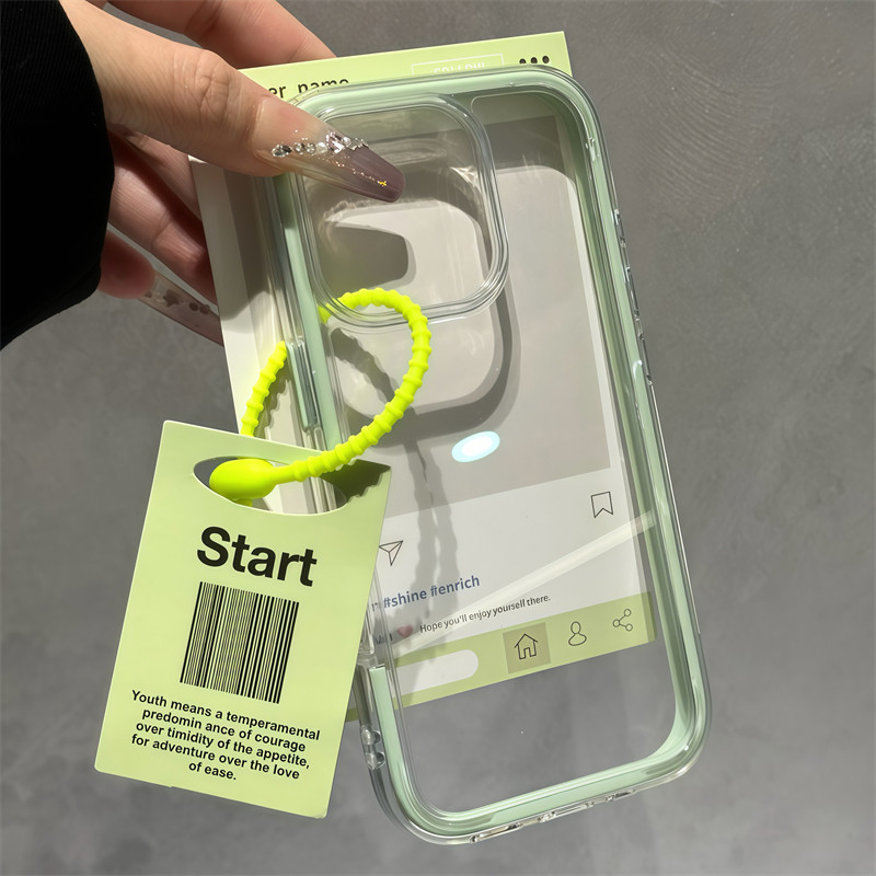 炫彩三合一适用苹果17promax手机壳iphone16pro新款三合一炫彩透明软华为mate70简约保护套小米17Promax防摔