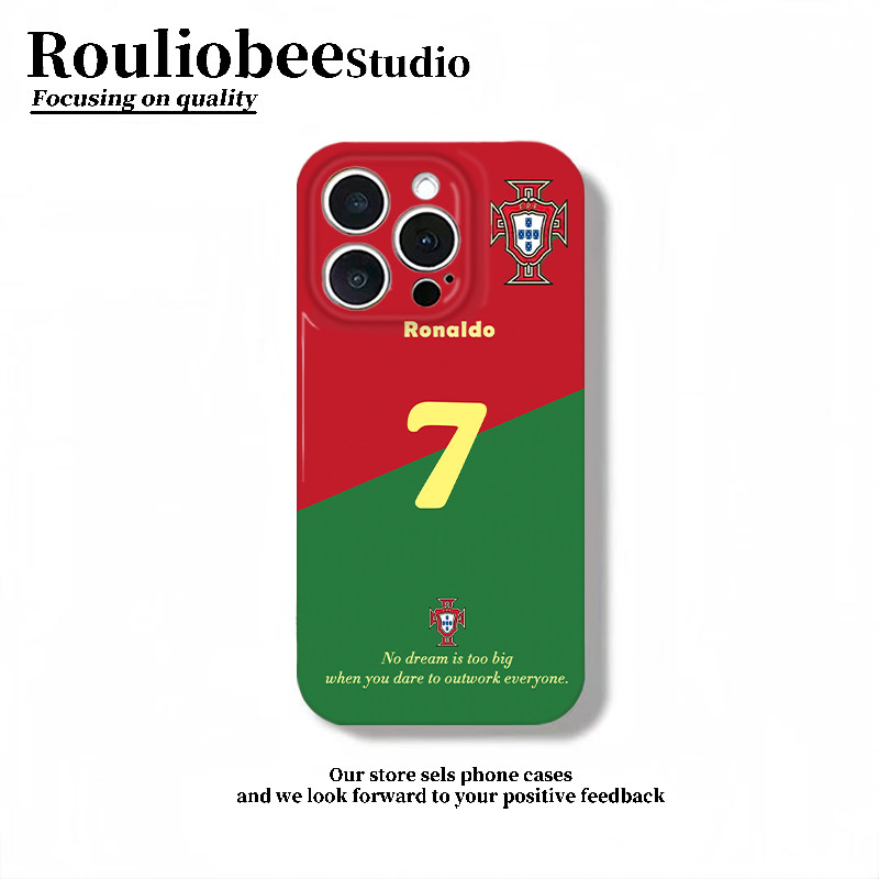 葡萄牙7号球衣适用苹果17promax手机壳16Pro华为mate80新款菲林硬壳OPPOReno15男女款vivox300防摔小米17pro
