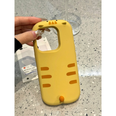 日韩ins立体卡通可爱猫咪适用苹果16promax手机壳iPhone15女新款14硅胶软壳13网红15Pro防摔14pro保护套16男