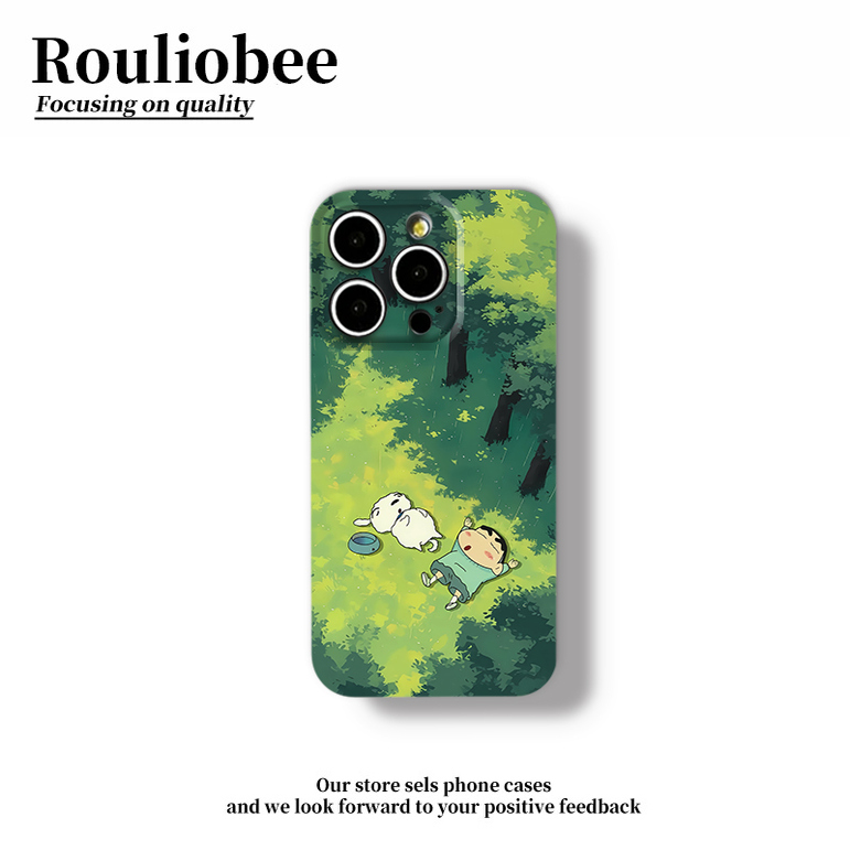 躺平小白小新适用苹果15promax手机壳16pro华为mate60新款pura70菲林壳OPPOReno12/vivos19x100超火小米14套