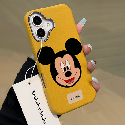 抖音同款米奇适用苹果16promax手机壳iphone14pro新款13/14卡通12个性11网红超火保护套15promax全包防摔软壳