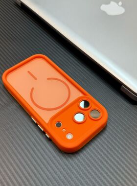 天使眼磁吸壳适用苹果16Pro/17promax肤感磨砂手机壳iPhone15pm二合一14/13男女12/11全包ip防滑16plus保护套