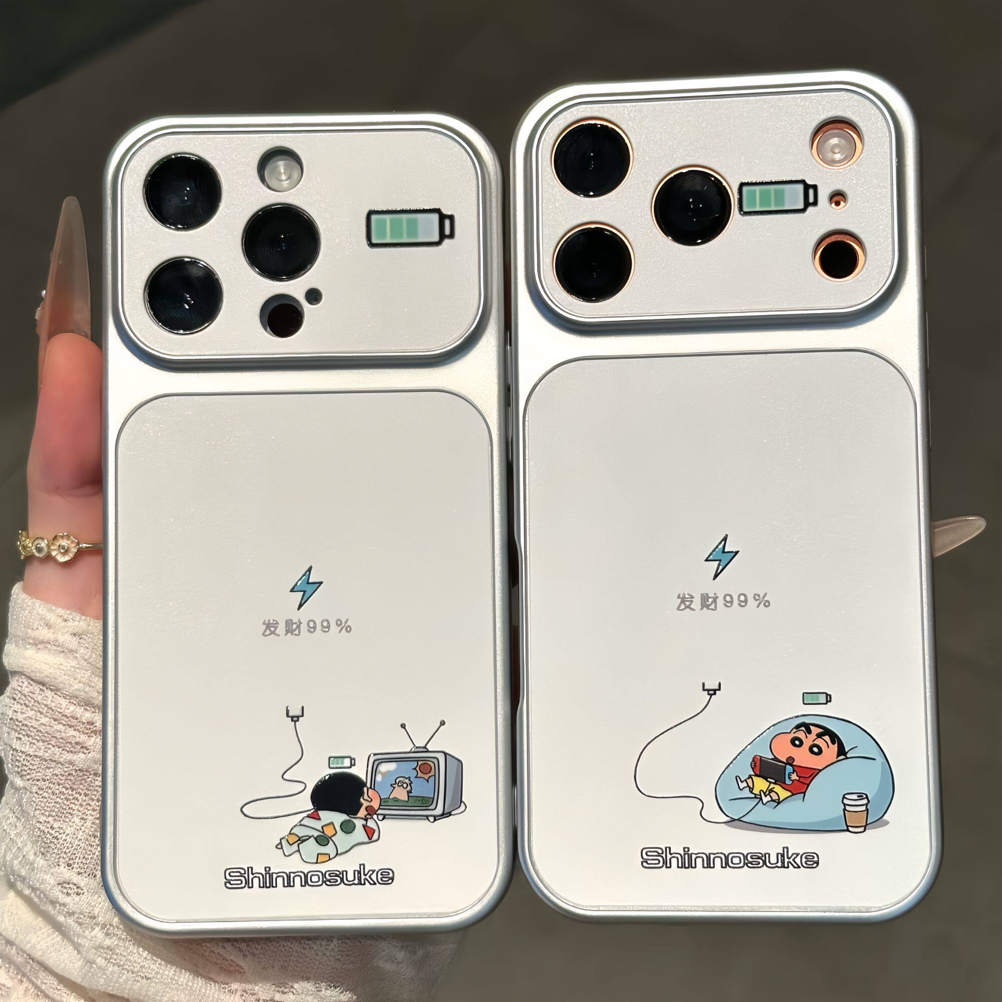充电电视小新适用苹果17promax手机壳16Pro华为Mate80新款电镀秒变壳vivox300男女款小米17pro防摔荣耀600软