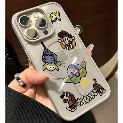 适用苹果16promax巴斯光年带磁吸苹果15promax/16无线充电手机壳iphone1478plus可爱保护套创意趣味13pro女12