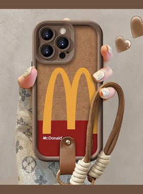 大M门适用苹果16/15/14pro手机壳华为Pura70pro新款mate60美拉德OPPO挂绳vivos19x100套iQOOz9小米14note13软