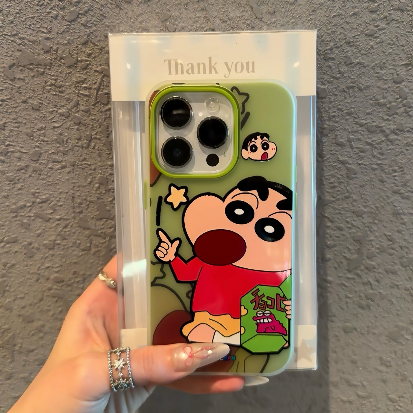 打哈欠睡衣小新二合一果冻壳适用iPhone15Plus手机壳软磨砂苹果15ProMax新款防摔12男女款13Pro保护软壳爆款