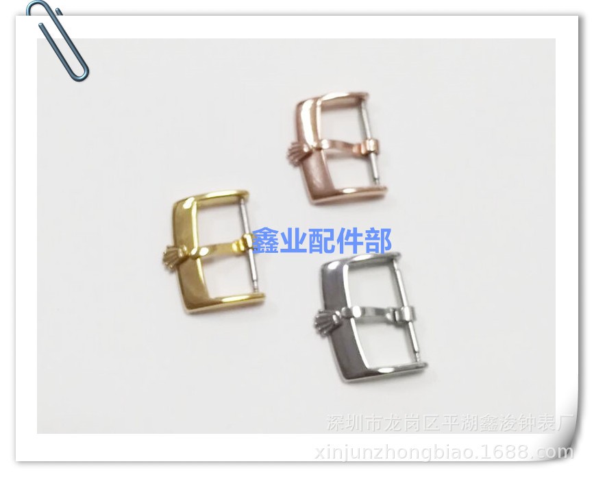 手表男适用于劳力士水鬼等方型皮带针扣表扣配件包邮