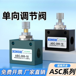 06单向节流阀200 流量控制阀ASC100 15调速阀RE