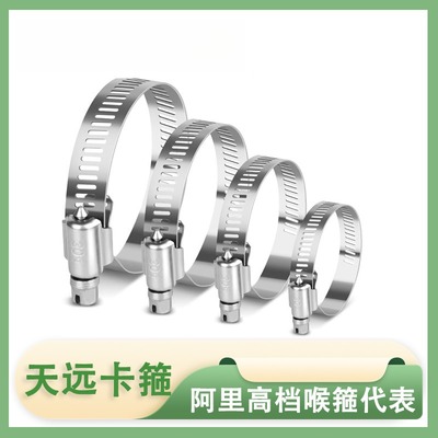 高品质12.7mm宽304不锈钢喉箍大