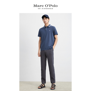 Polo衫 MOP 条纹领简约休闲透气短袖 Polo 男士 Marc 新品 夏季