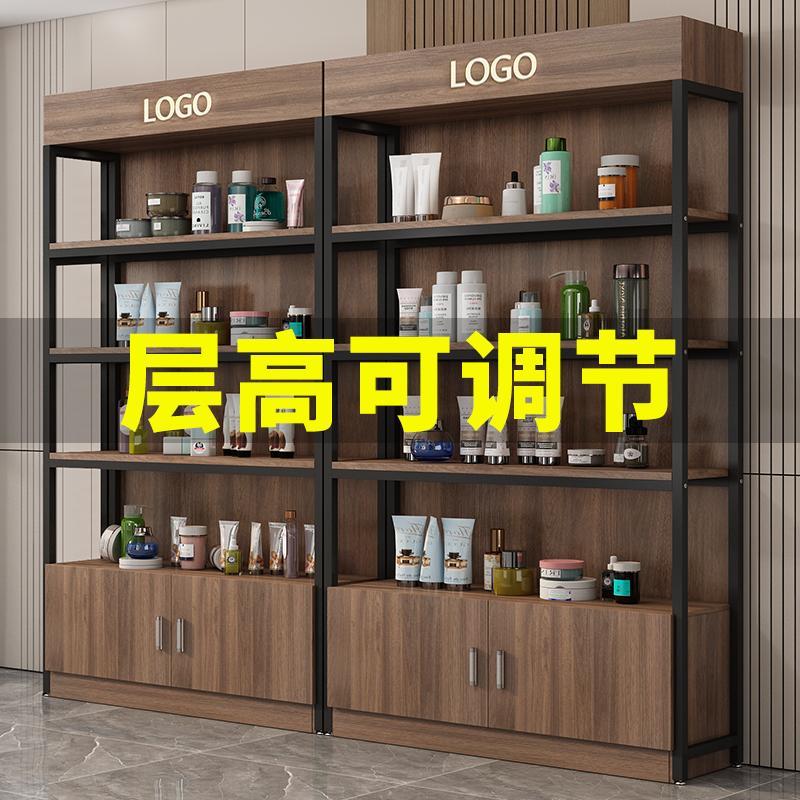 超市货架展示柜陈列柜化妆品置物架商品样品多层文具零食商店柜子