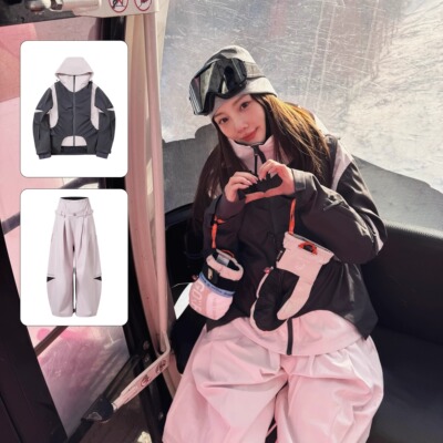 BCG新款机能芭蕾滑雪服套装女显瘦单板专业防风防水