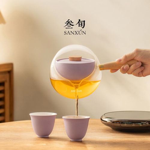 叁旬云雾转转泡煮茶壶
