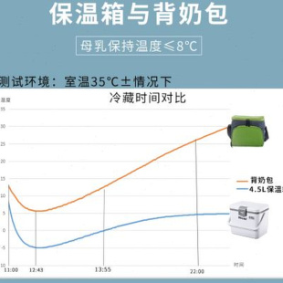 手提上班冰袋冰包冰桶 母乳冷藏盒储奶保温箱冷藏箱保冷保鲜便携式