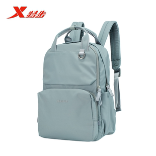 特步双肩包2025春季 百搭轻便书包大容量旅行背包975137112237 新款