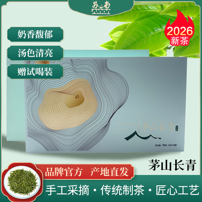 茶叶礼盒装炒青绿茶茅山长青明前