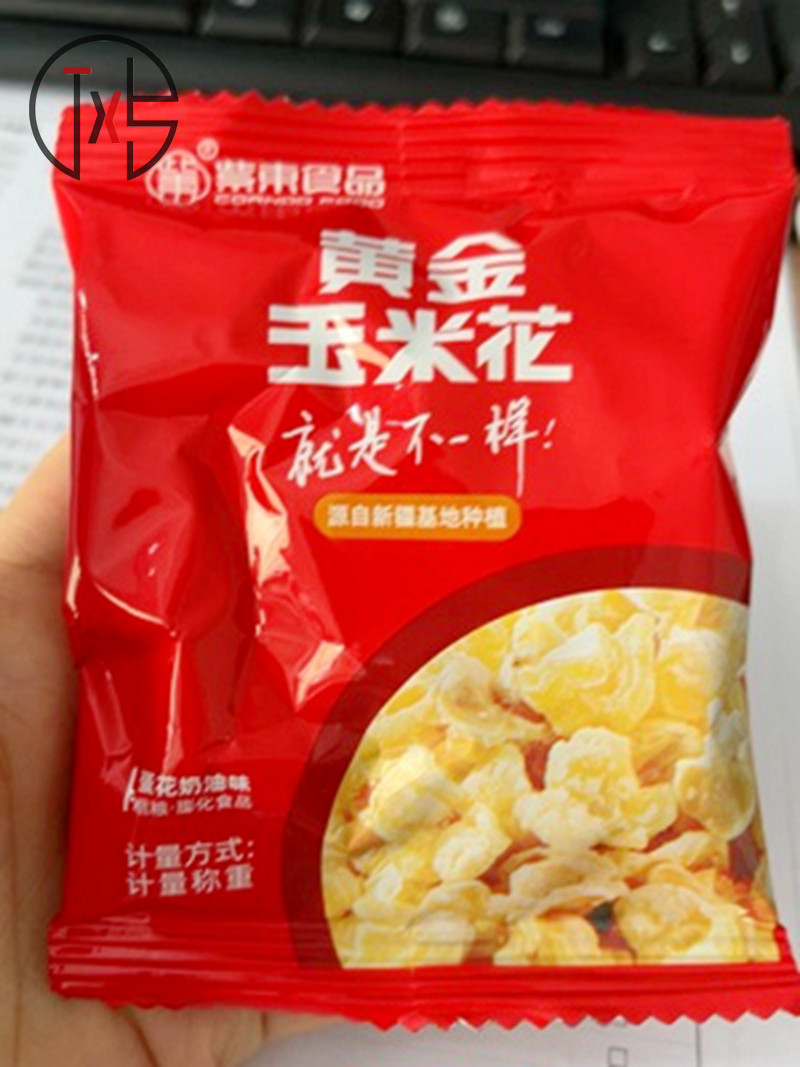 新日期紫东食品黄金玉米花绵阳海底蛋花奶油咸味零食捞焦糖豆永明