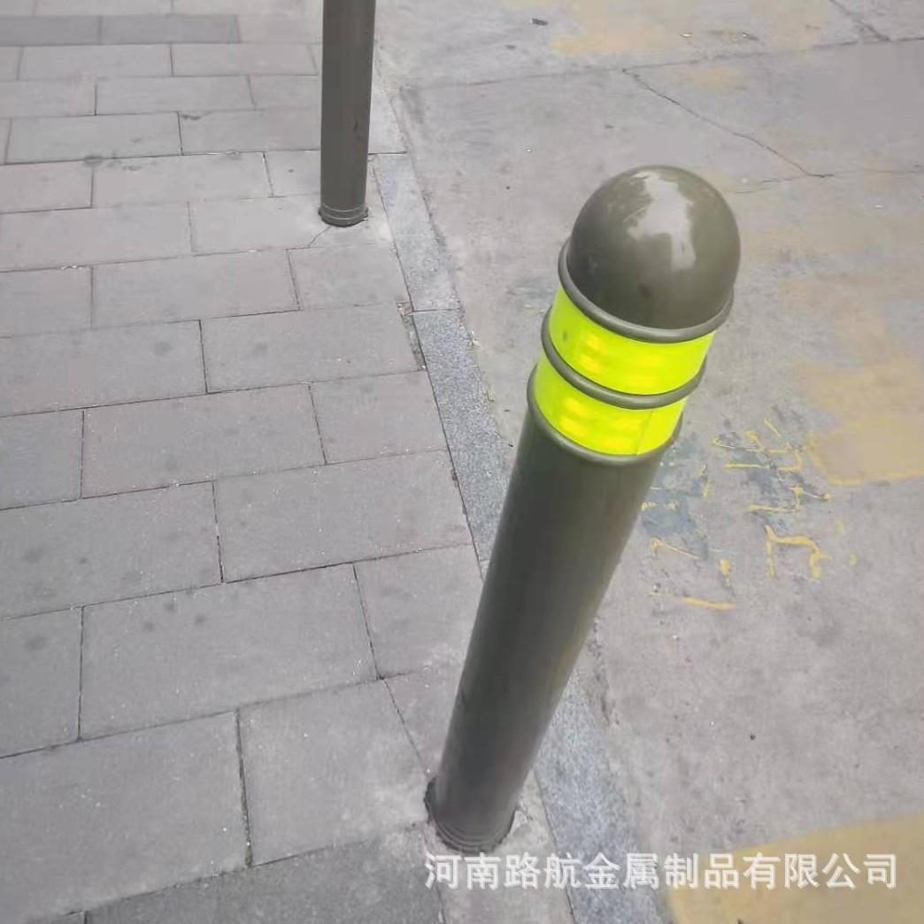 橡胶路桩预埋警示柱隔离桩弹力柱防撞柱塑料分道路口反光缓冲柱