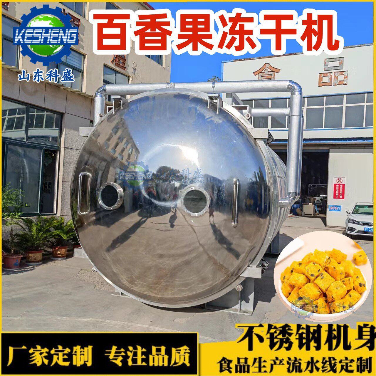 百香果真空冻干机 无花果羊奶棒真空冷冻干燥机 香蕉冻干设备