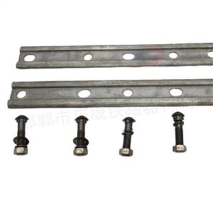 22kg铁路用鱼尾板安装 简单钢轨接头夹板厂家直供矿用绝缘道夹板配