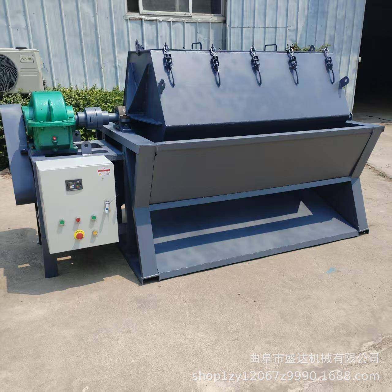 螺旋振动滚筒抛光机六角抛光机光饰机现货1000升研磨机图片