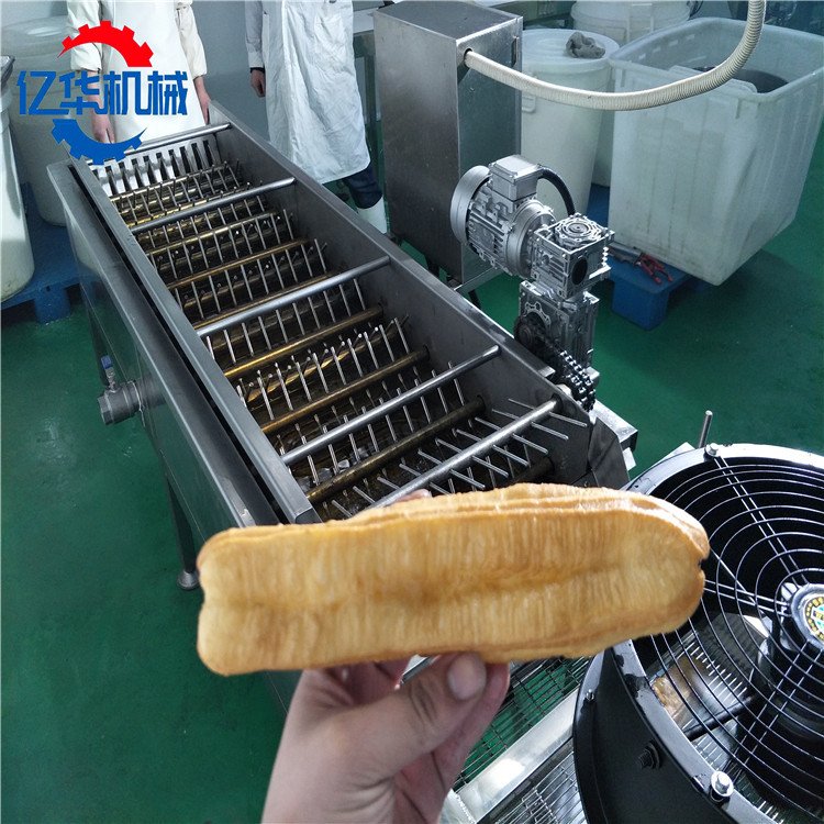 小型全自动油条油炸机 单排油条油炸设备 连续式电加热炸油条机器