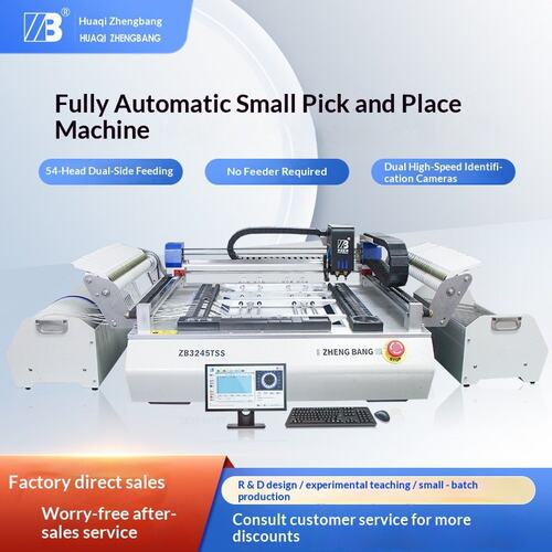 Small Smt Pick and Place Machine Desktop 2 Head Led