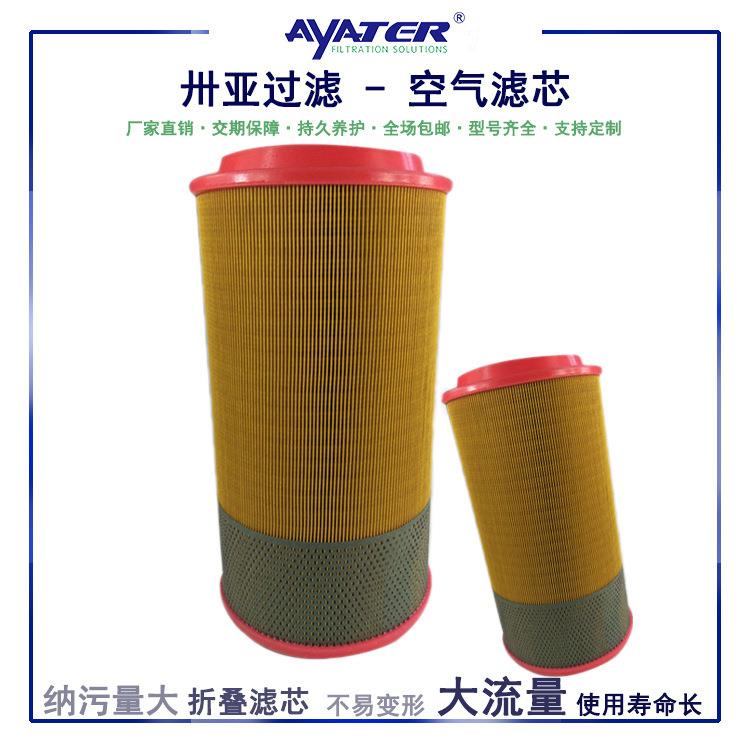 供应螺杆空压机空气滤芯 1621510700折叠过滤器滤筒滤芯大全
